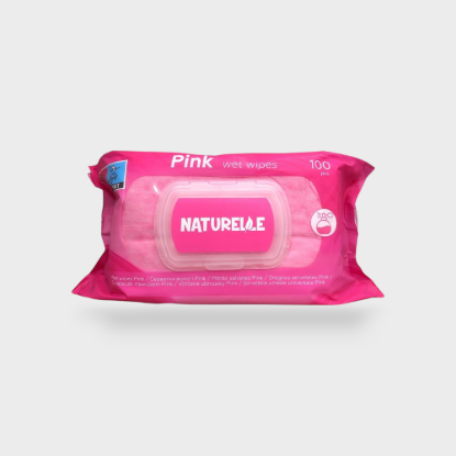  Зображення Серветка волога 100шт Naturelle PINK (з клапаном) 
