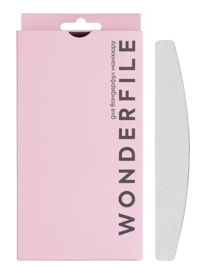  Зображення Абразиви для пилки на піні півмісяць Wonderfile 162*24 240гр (50)шт 