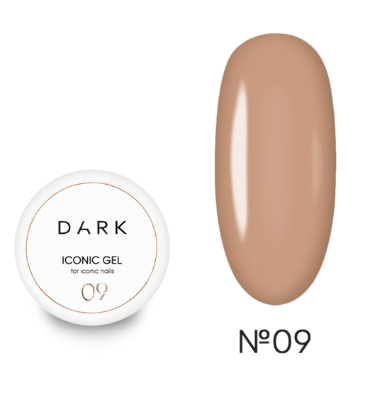  Зображення DARK Iconic Gel №09, 15ml 