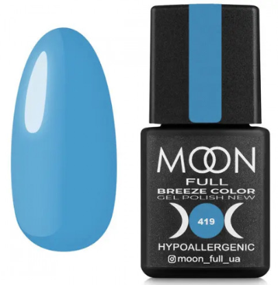  Зображення Гель лак MOON FULL 8ml №419 