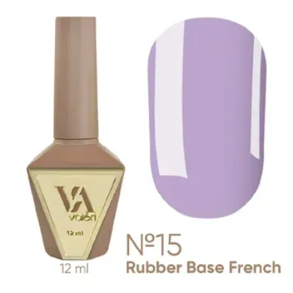  Зображення Valeri Rubber Base French, 12ml №015 