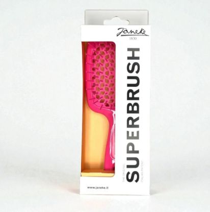  Зображення Janeke Superbrush the original гребінець продувна, щітка для волосся рожевого кольору 