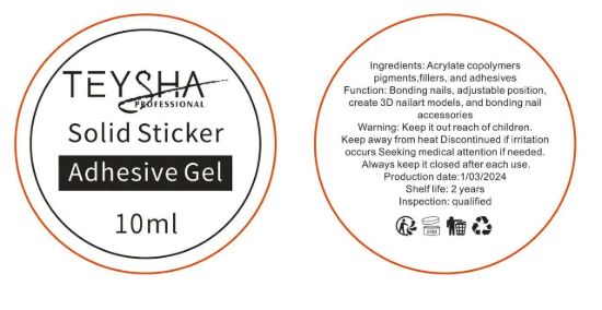  Зображення Teysha Solid gel tips 10 мл Гель для типс 