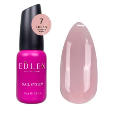  Зображення Edlen Cover base Nude 9ml №07 