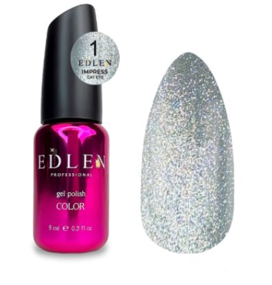  Зображення Edlen Гель лак Impress Cat Eye 9ml №1 