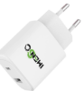  Зображення Блок живлення IMENSO IMS-C3007 Output:USB+Type-C 20W 3.0A (Білий) 