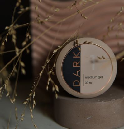  Зображення DARK Medium Gel №01, 15ml (прозрачный) 