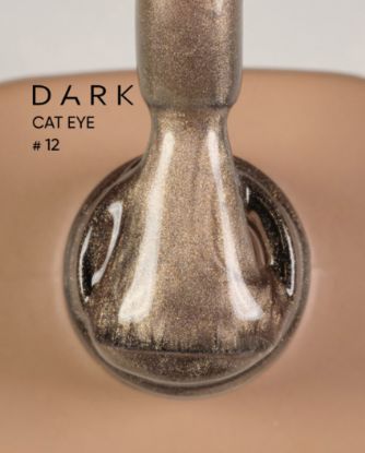  Зображення Dark Gel polish Cat Eye 12, 6ml 