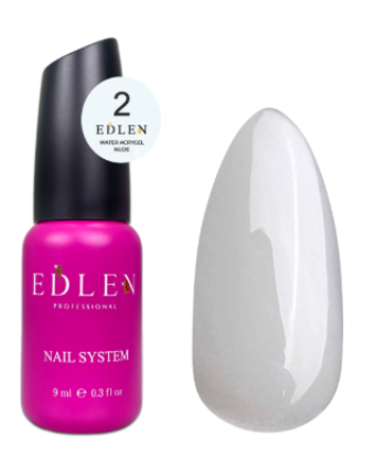  Зображення Edlen Water Acrygel Nude 9ml №02 