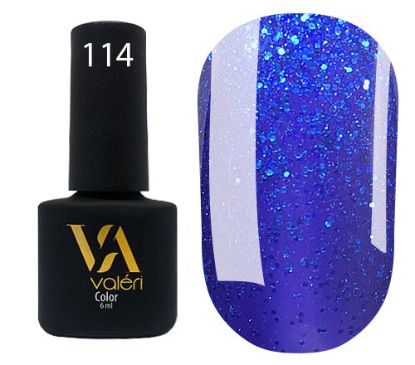  Зображення Гель лак Valeri №114, 6ml 