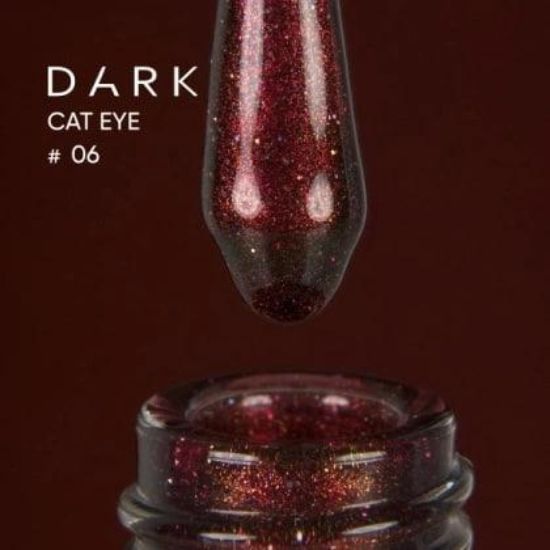  Зображення Гель лак Dark Cat Eye 06, 10ml 