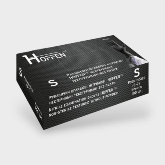  Зображення Перчатки HOFFEN Чорные S 3,5г 