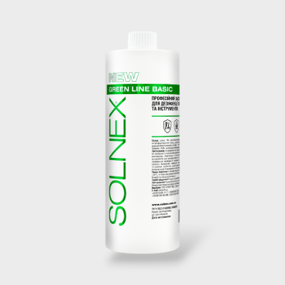  Зображення Засіб для дезінфекції та стерилізації SOLNEX Green Line Basic 1л 