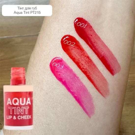  Зображення TopFace Помада для губ Aqua Tint Lip$Cheek 001 