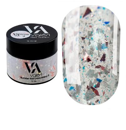  Зображення Valeri Builder Gel 15ml Love Story. №03 