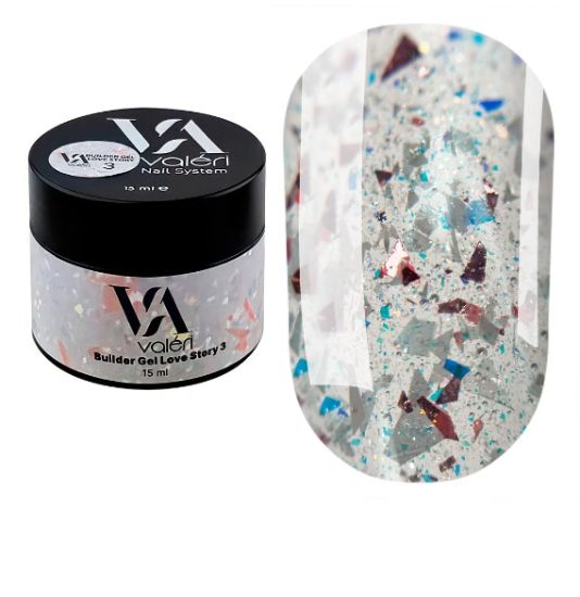  Зображення Valeri Builder Gel 15ml Love Story. №03 